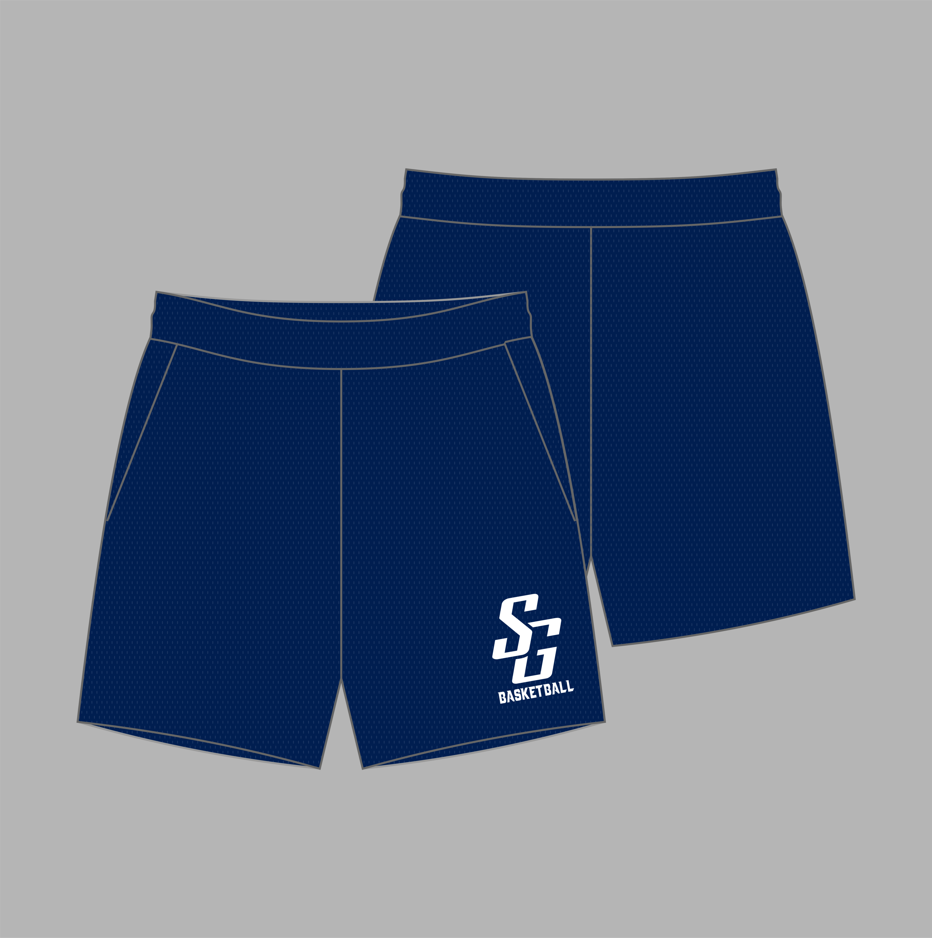 Court Mesh Shorts (Navy Blue)